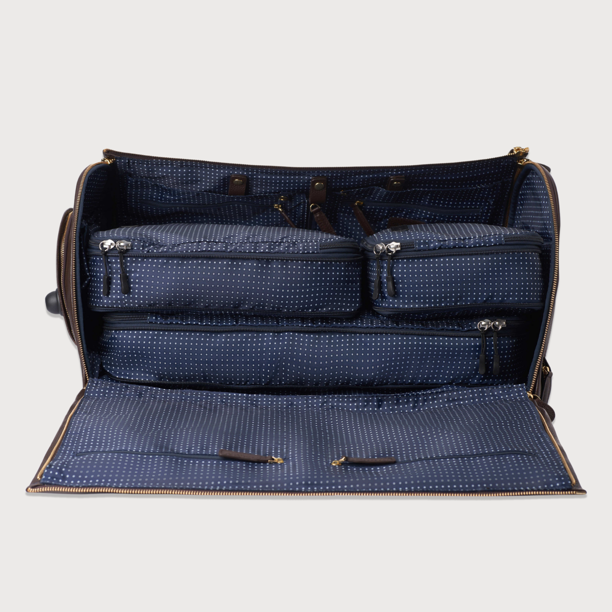 The Nuvanti Garment bag - Cognac