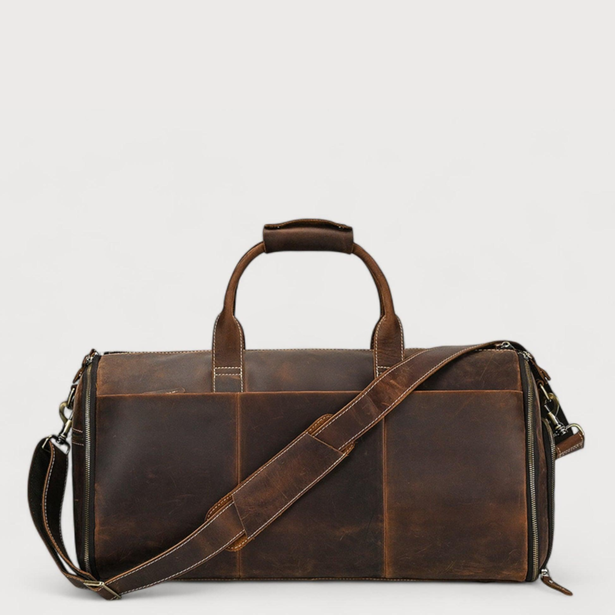 The Siena Garment Bag - Brown